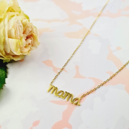 MAMA naszyjnik STAL CHIRURGICZNA 