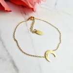 Bransoletka STAL CHIRURGICZNA księżyc mniejszy