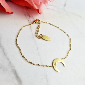 Bransoletka STAL CHIRURGICZNA księżyc mniejszy