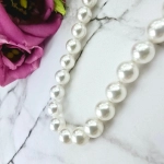 Naszyjnik STAL CHIRURGICZNA perły klasyk 4