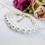 Bransoletka STAL CHIRURGICZNA perły klasyk 3