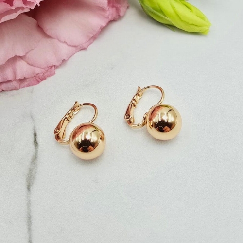 Kolczyki STAL CHIRURGICZNA bigiel kuleczka 1 cm