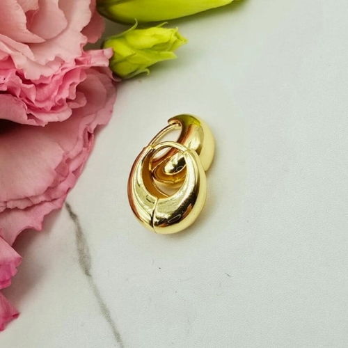 Kolczyki STAL CHIRURGICZNA bigiel szerszy dół 1,5 cm 