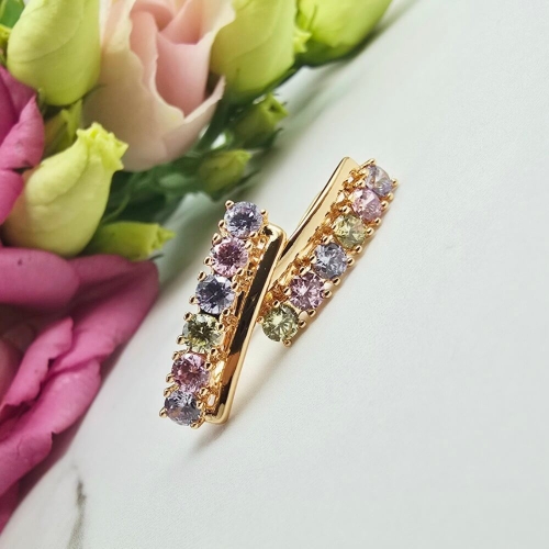 Kolczyki STAL CHIRURGICZNA bigiel zatrzask kryształki kolorowe