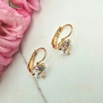 Kolczyki STAL CHIRURGICZNA bigiel kryształek szlifowany