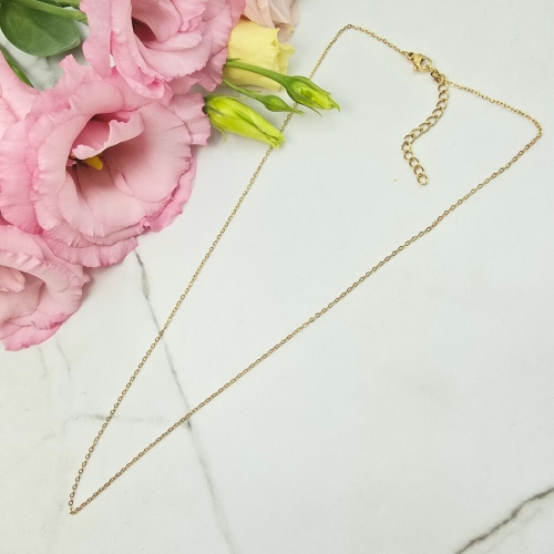 Naszyjnik STAL CHIRURGICZNA bez przywieszek klasyk 50 cm 