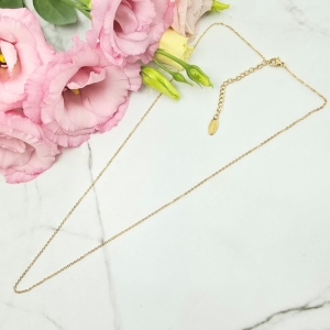 Naszyjnik STAL CHIRURGICZNA bez przywieszek klasyk 55 cm 