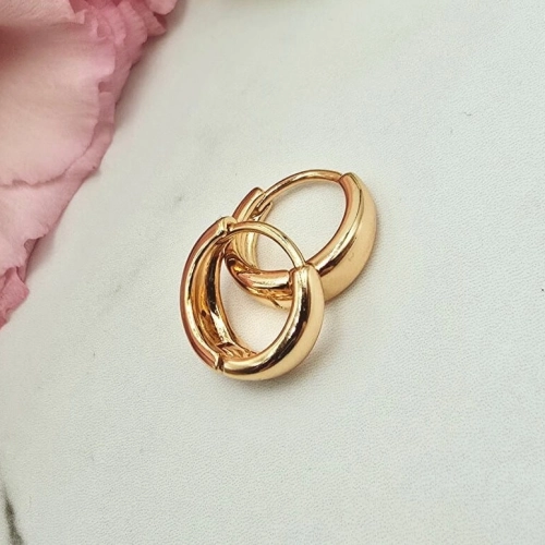 Kolczyki STAL CHIRURGICZNA bigiel szerszy dół 1,5 cm