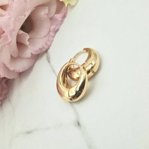 Kolczyki STAL CHIRURGICZNA bigiel grubszy dół 2 cm