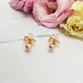 Kolczyki STAL CHIRURGICZNA kulki małe brokat 0,3 cm 2
