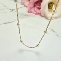 Naszyjnik STAL CHIRURGICZNA perły choker 2