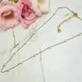 Naszyjnik STAL CHIRURGICZNA perły choker 3