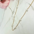 Naszyjnik STAL CHIRURGICZNA perły choker 4