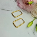 Kolczyki STAL CHIRURGICZNA elipsa klasyk 2,5 cm 4