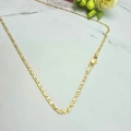 Naszyjnik STAL CHIRURGICZNA medalion perełka jasne złoto 45 cm 5
