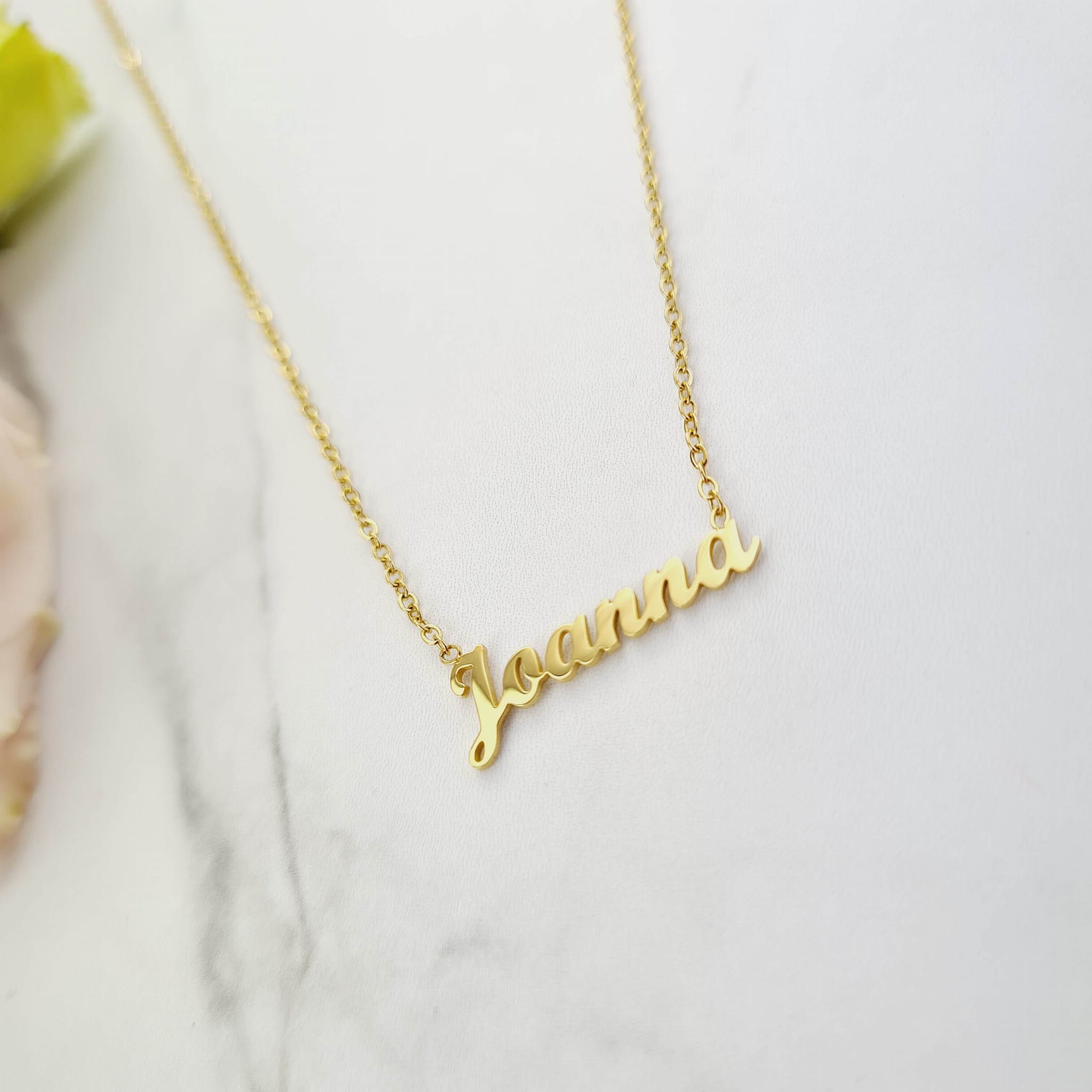 JOANNA naszyjnik z imieniem STAL CHIRURGICZNA 2