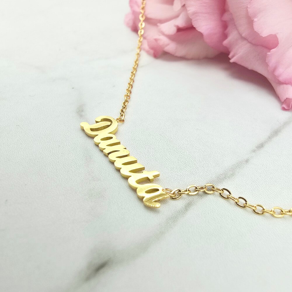 DANUTA naszyjnik z imieniem STAL CHIRURGICZNA